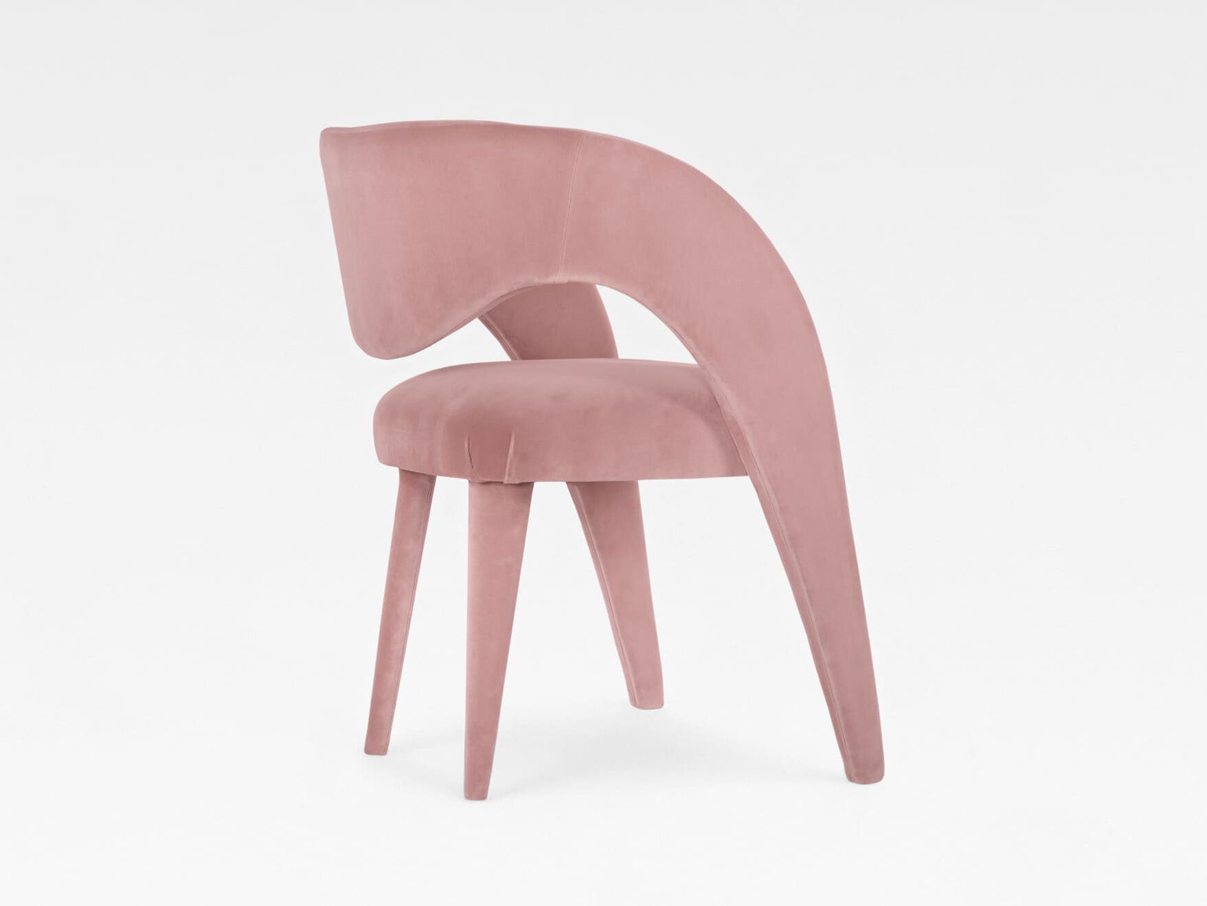 Бархатный стул с подлокотниками Greenapple Laurence ARCH-00052682 - Вид №1