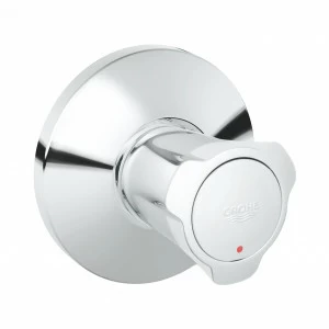Внешняя часть вентиля GROHE Costa L, красная маркировка, хром (19807001)