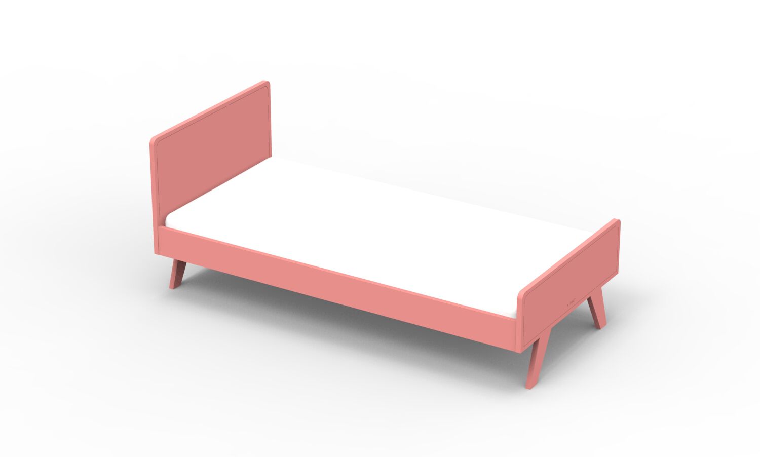 Односпальная кровать для хранения МДФ Mathy by Bols MADAVIN ARCH-00136329 - Вид №15