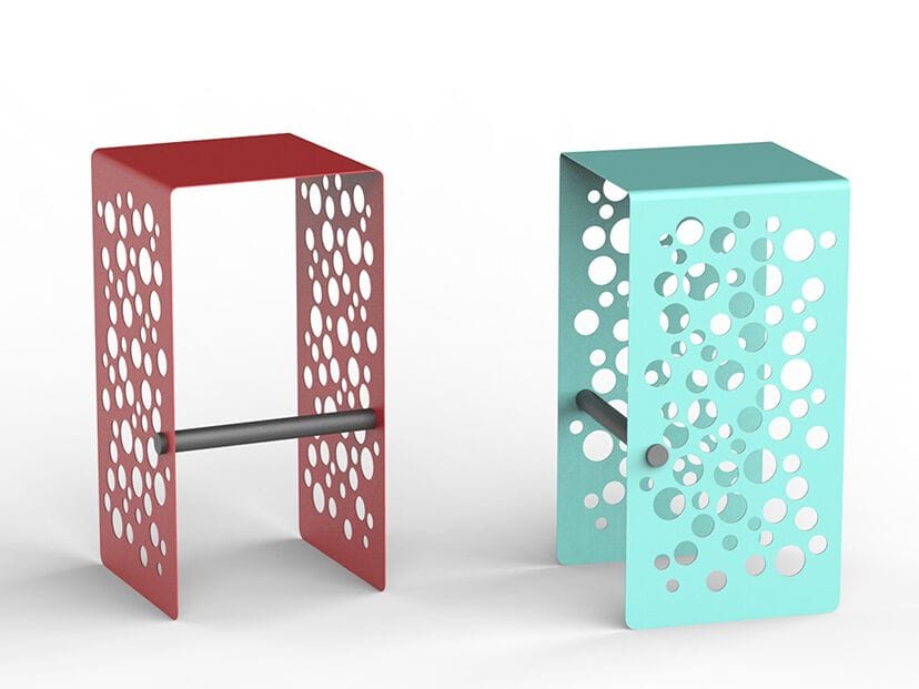 Наружное сиденье из листового металла CITYSì Levante ARCH-00074803