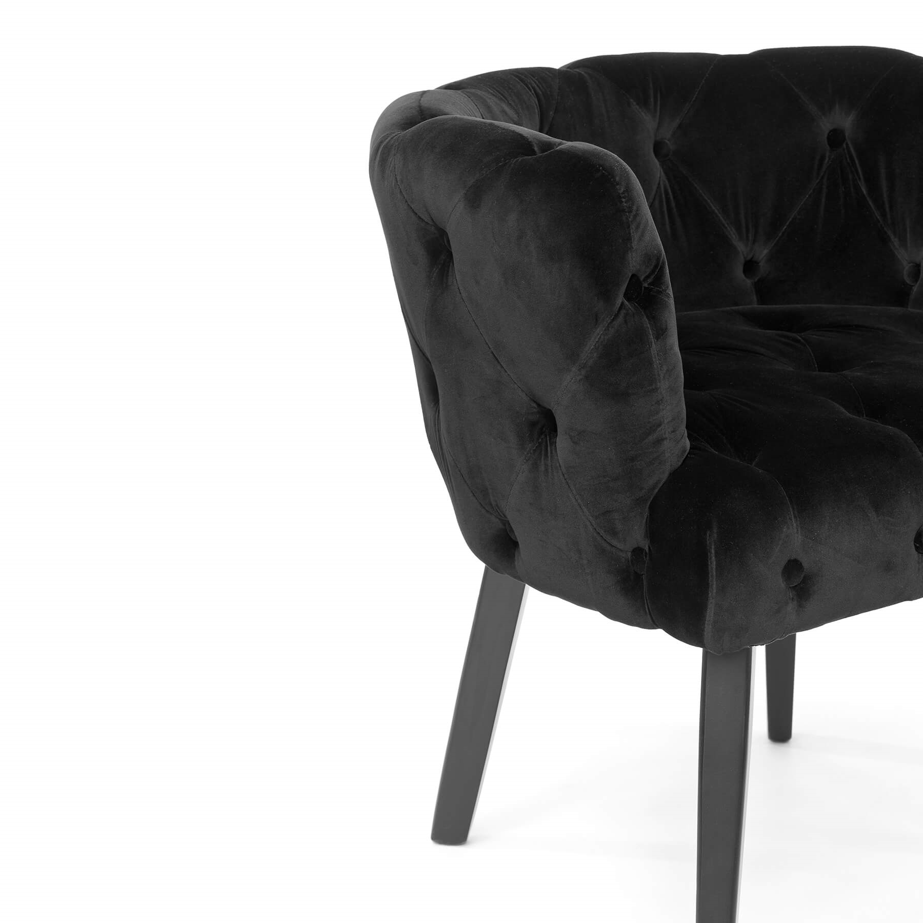 700402-90 ABHIKA СТУЛ МАЛЬЧИК ROUNDIT BLACK  - Вид №11