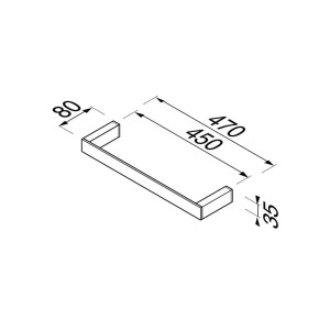 Металлический держатель для полотенец