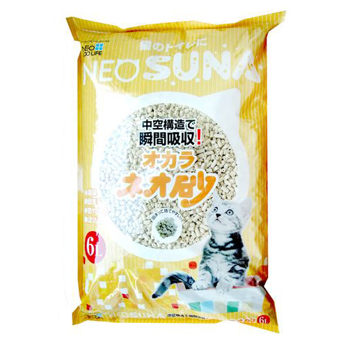 ПР0029187 Наполнитель для кошачьего туалета Комкующийся на основе соевых бобов 6л NEO LOO LIFE 