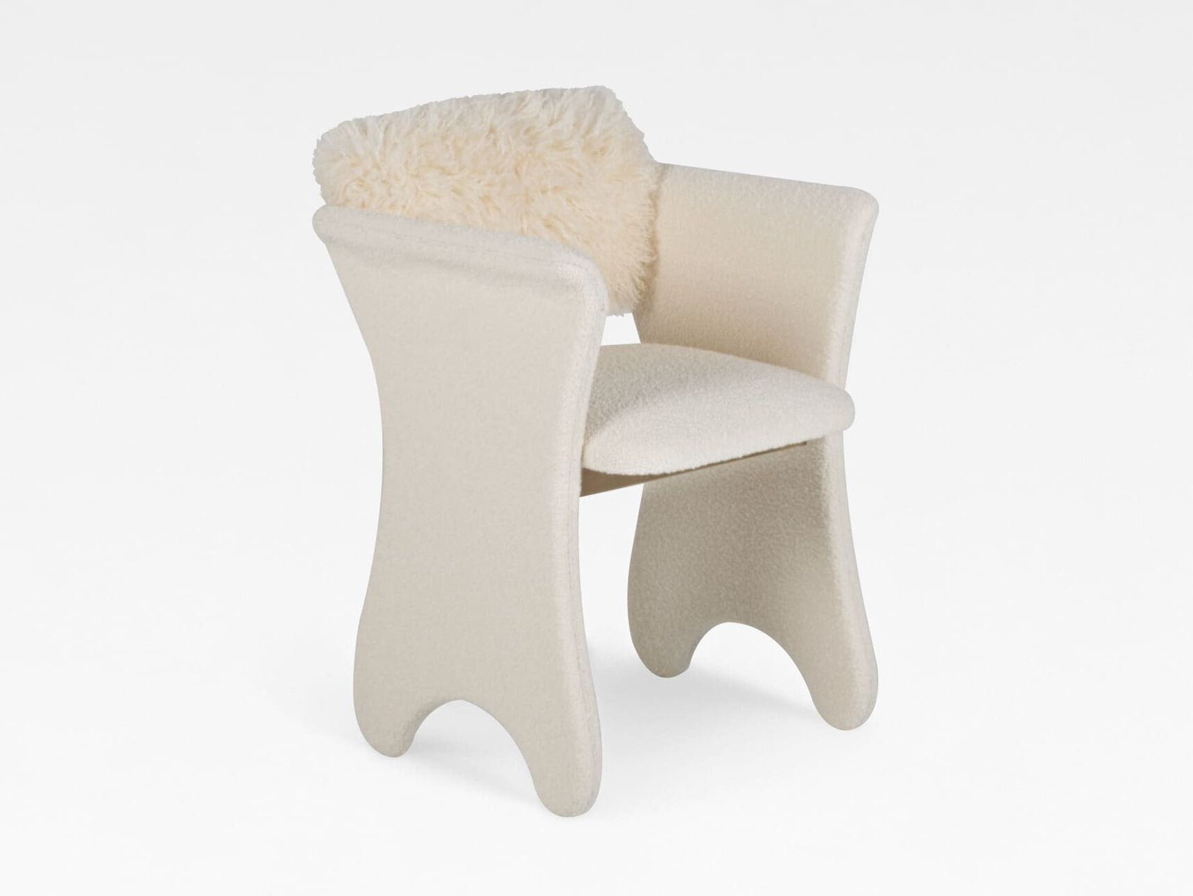 Мягкий тканевый стул с подлокотниками Greenapple TIMELESS ARCH-00055923