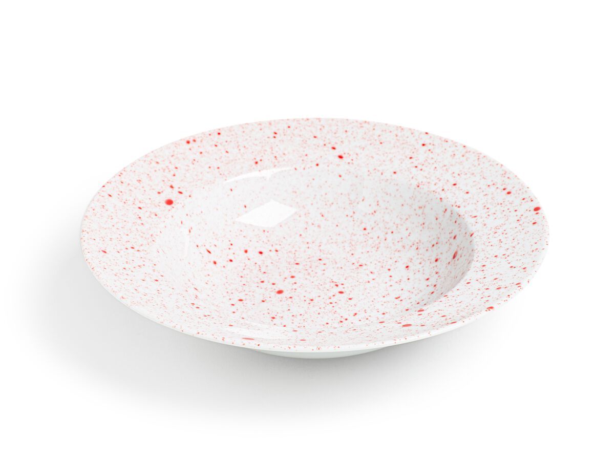 Фарфоровая тарелка для супа Non Sans Raison всплеск ARCH-00011608 - Вид №1