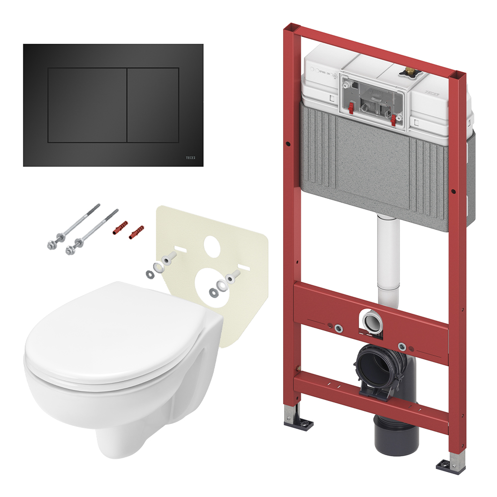 K440407.WC1 Комплекты из инсталляций, панелей смыва и унитазов ТЕСЕ V04 Tece 