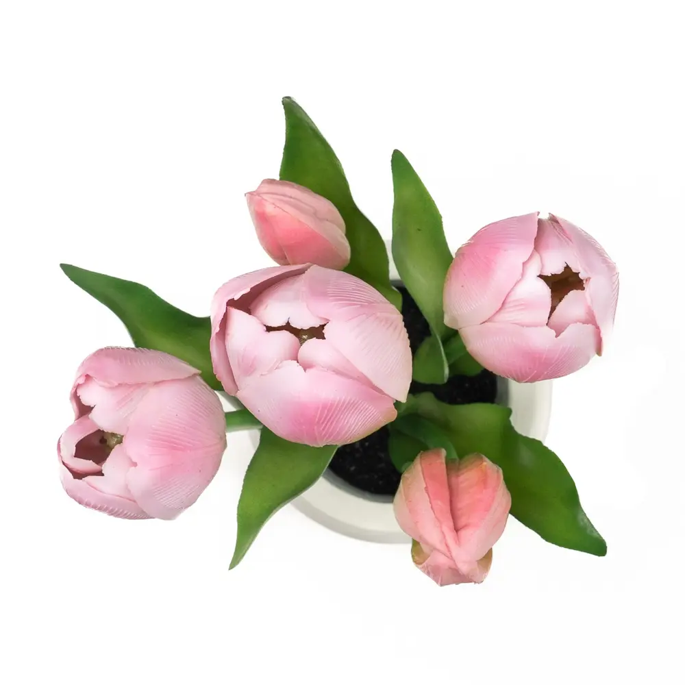 Искусственное растение в горшке h25 см розовый Santreyd STLM-2127251 - Вид №3