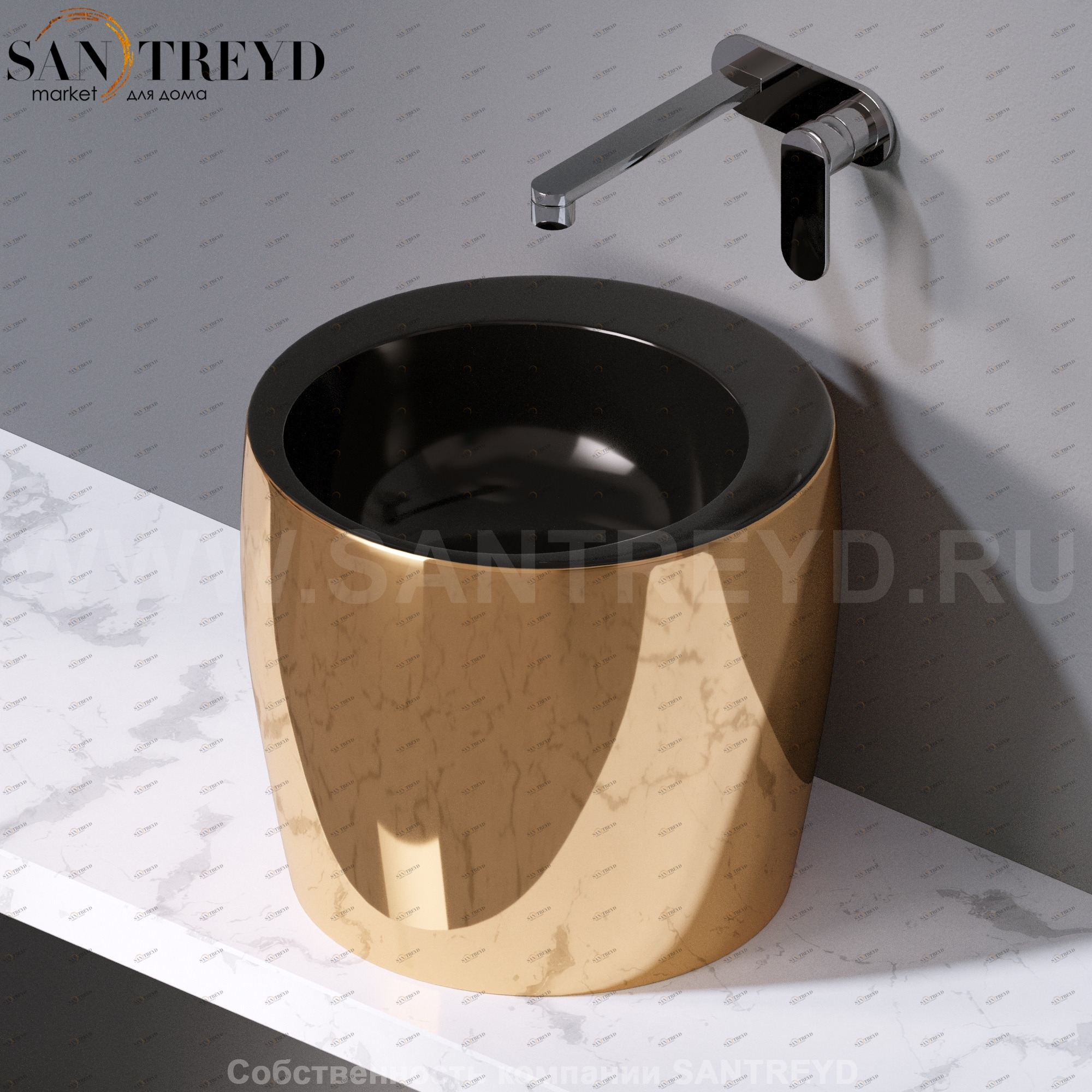 L101252 Накладная раковина на столешницу  круглая A. e T. Italia TOTEM AeT ITALIA