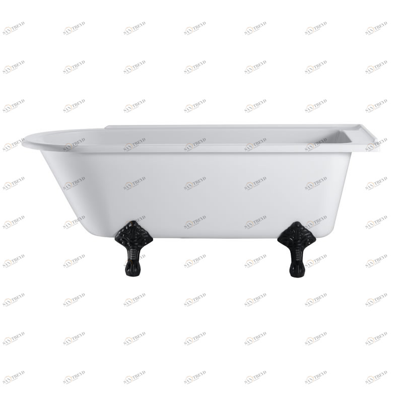 Ванна акриловая Hampton правосторонняя с ножками E11 BLA Hampton Burlington E14, E11 BLA