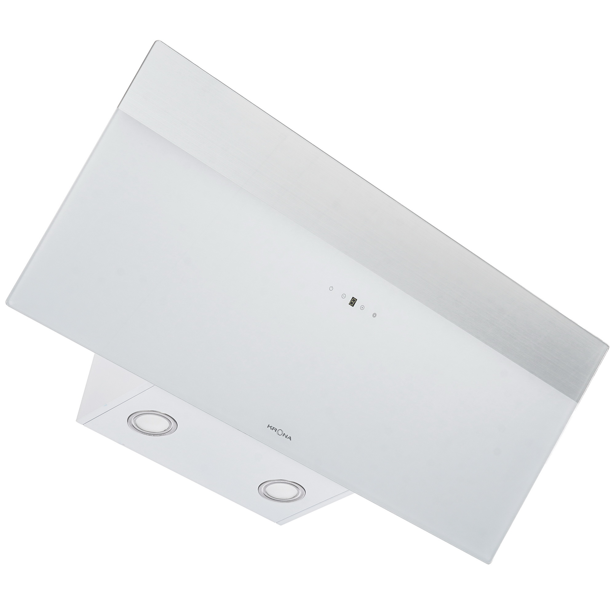 9195719 Вытяжка наклонная KRONA KRISTEN A 900 S белый/серебристый KRONA1 STDN-0117731