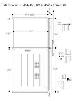 Gaggenau Комбинированная микроволновая печь Serie 400 Bm455110 - Вид №1