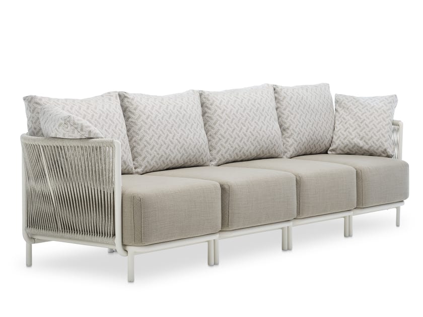 4-местный тканый диван с полиэфирной веревкой Roberti Queen ARCH-00144346