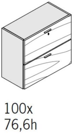 Bralco Мебель для офиса из шпона с замком Aba sun-id-1394187 - Вид №1
