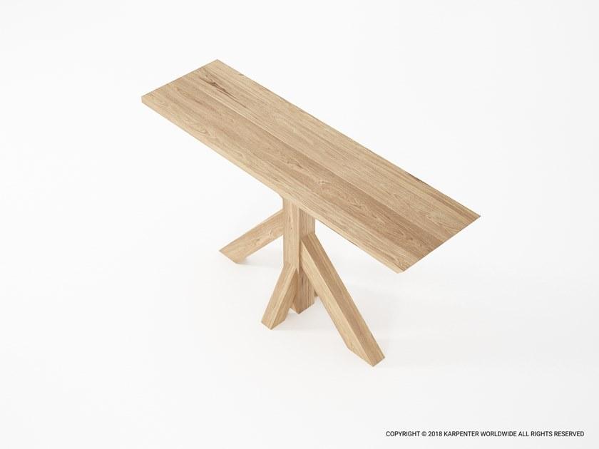 KARPENTER Прямоугольная консоль из дуба Ki Ki01 - Вид №4