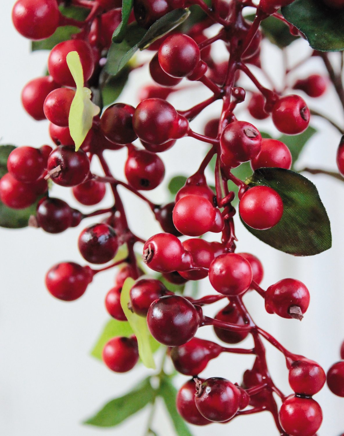 1585 444 a3 Стебель искусственной ягоды, 45 см, красный H-andreas  - Вид №1