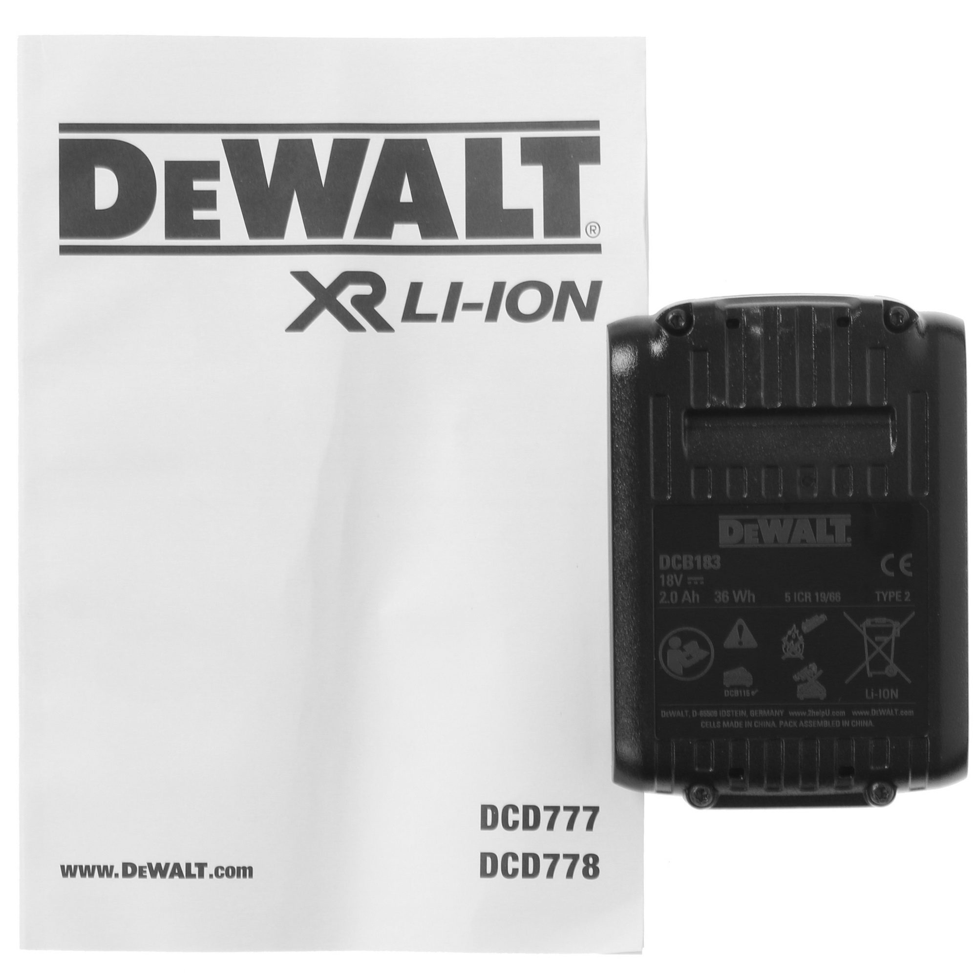 Дрель-шуруповерт DeWalt DCD778D2T-QW XR FLEXVOLТ 18/54V 5437877 STDN-0029840 - Вид №7