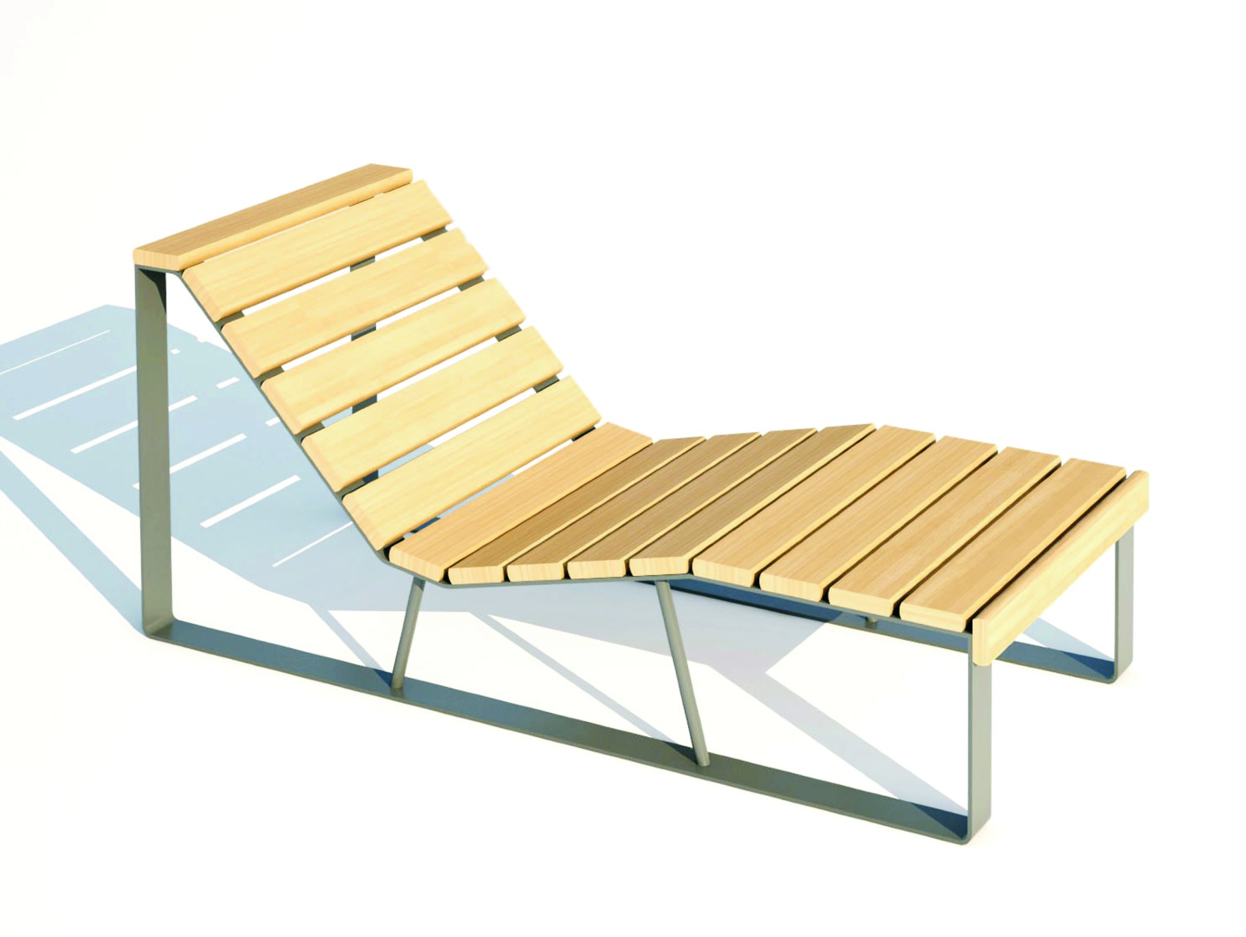 13384 БАРН Confy 01, шезлонг уличный LAB.Space  - Вид №1