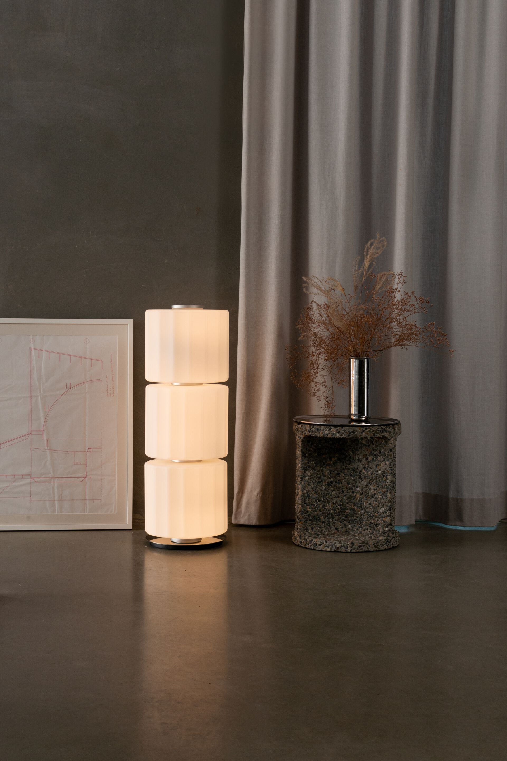 Стеклянный светодиодный торшер с диммером A-N-D Column ARCH-00012744 - Вид №5