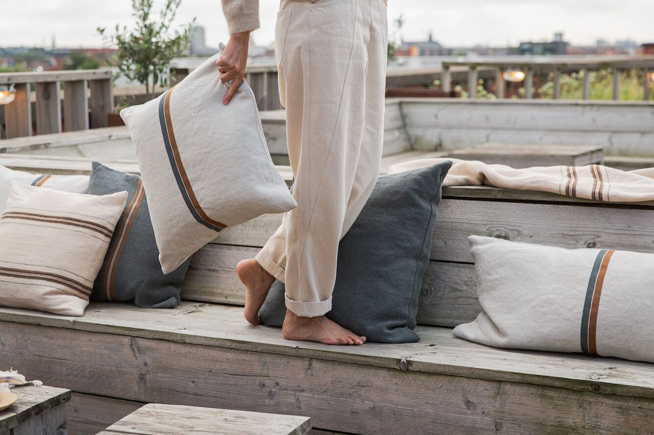 Прямоугольная льняная подушка Libeco Home Atlas ARCH-00080540 - Вид №4