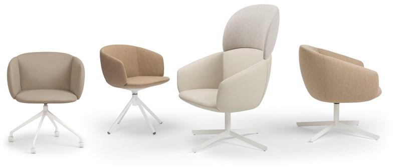 True Design Мягкое поворотное кресло с 4 спицами Not sun-id-1515603 - Вид №15