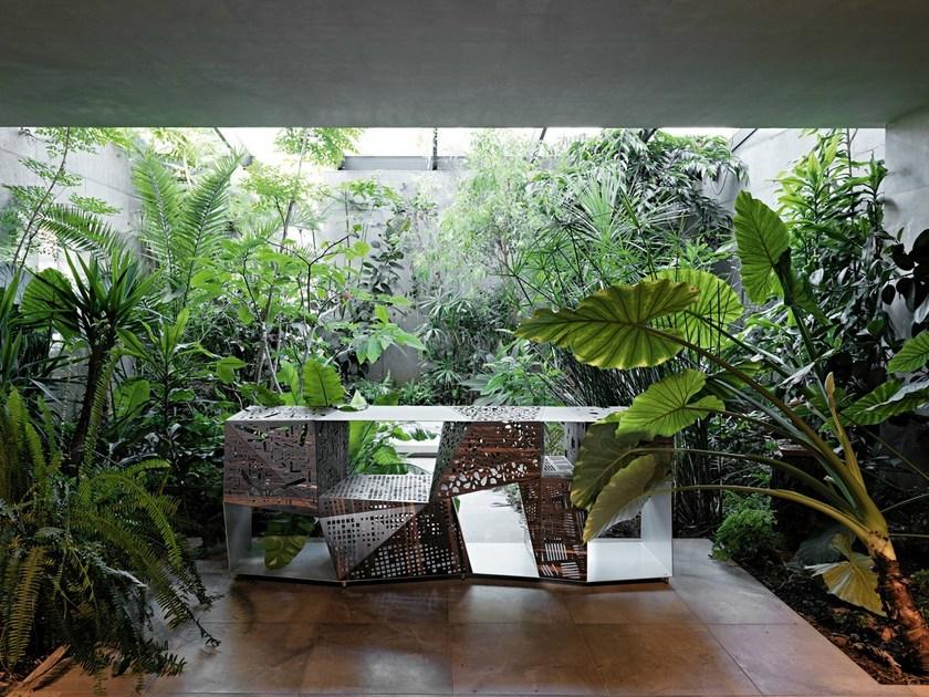 Casamania & Horm Комод из алюминия и дерева Riddled sun-id-1404390 - Вид №4