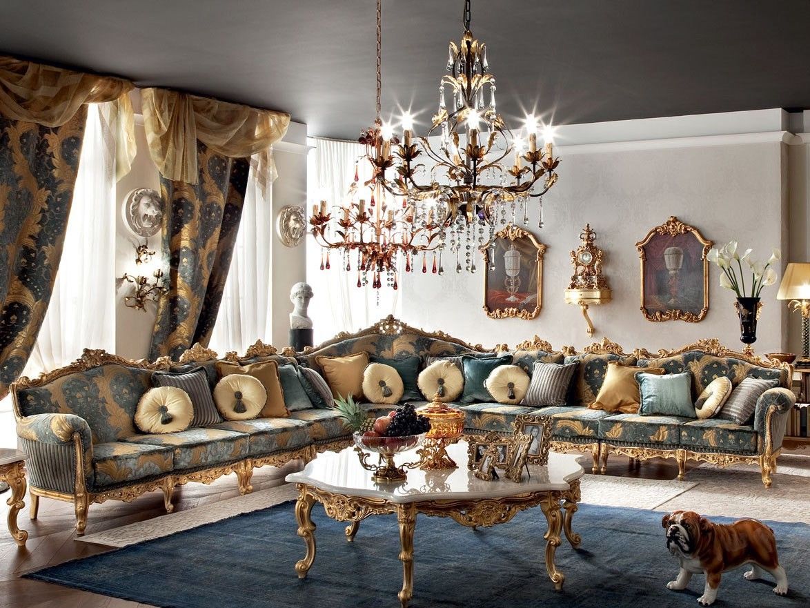 Угловой диван из ткани Modenese Luxury Interiors Казанова ARCH-00062744