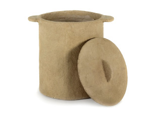 Круглая бумажная банка pesta с крышкой