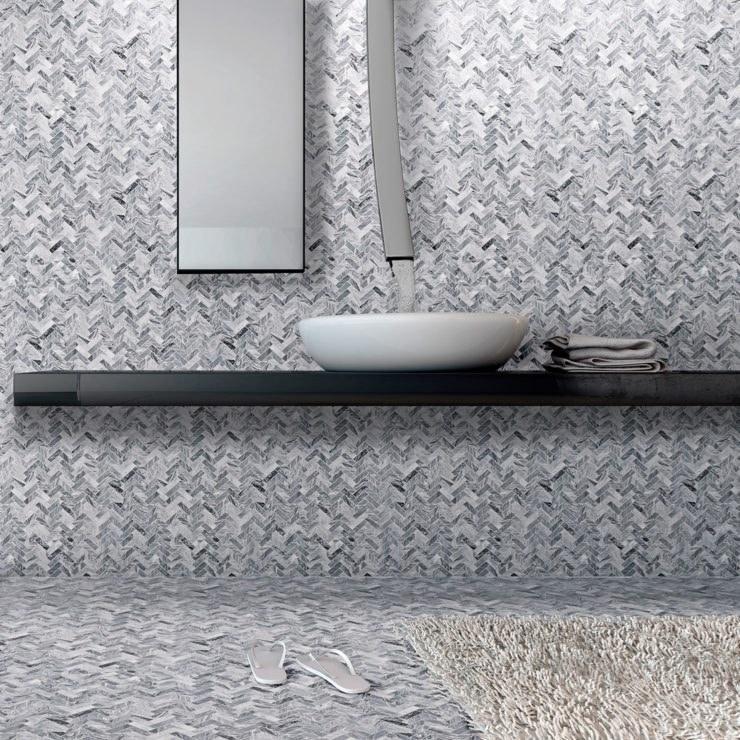 Ideamarmo Мраморная мозаика Бардиглио Taylor Tlr 1001 - Вид №3