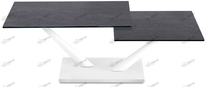 NAOS Квадратный раздвижной журнальный столик из керамики sun-id-1403718