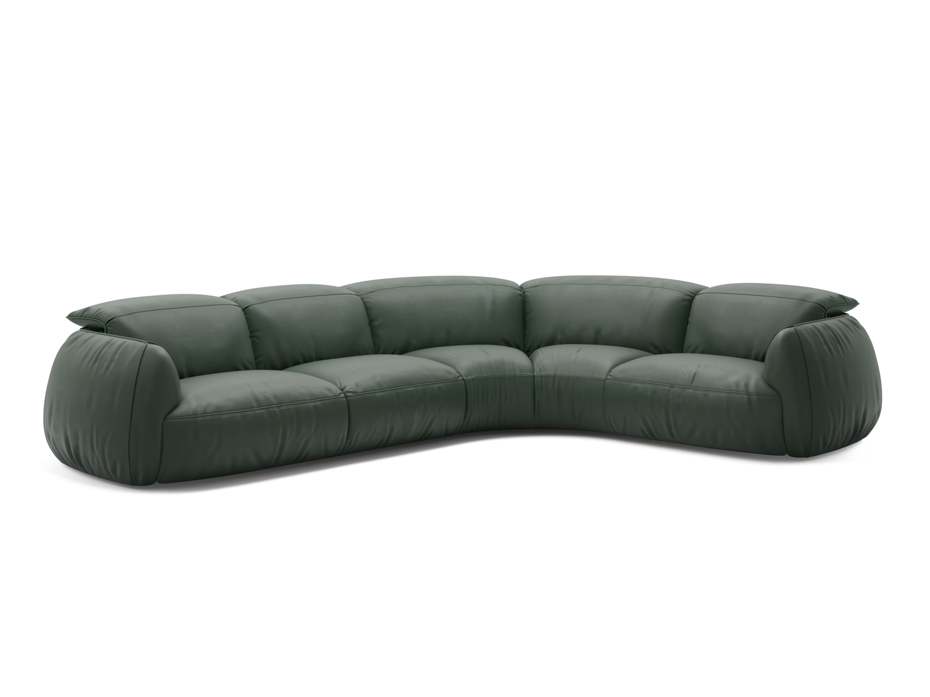 Кожаный угловой диван Natuzzi Italia Mindful ARCH-00136535