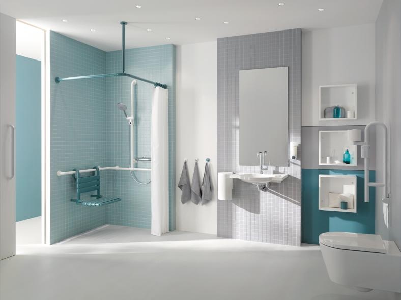 801.34.1061 Карниз с потолочным подвесом HEWI Serie 477/801  - Вид №4