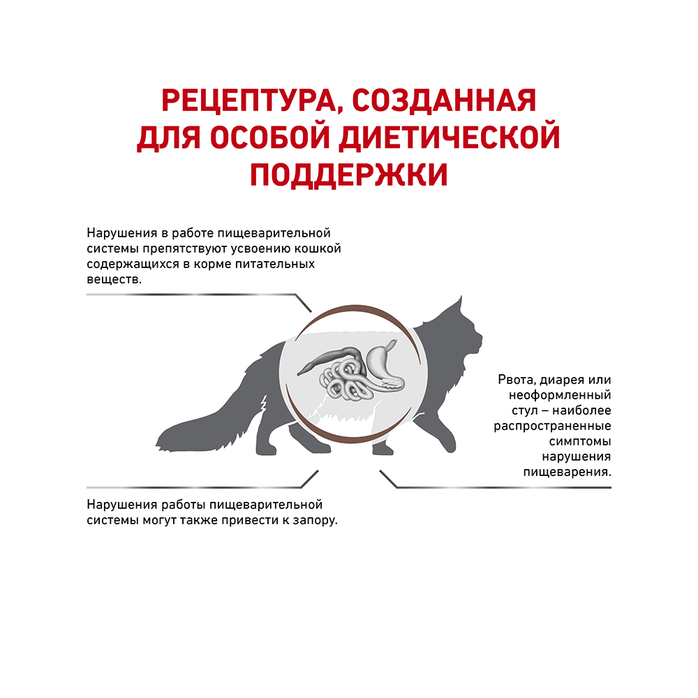 УТ0009092 Корм для кошек Vet Diet Fibre Response FR31 при нарушении пищеварения, птица сух. 400г ROYAL CANIN  - Вид №2