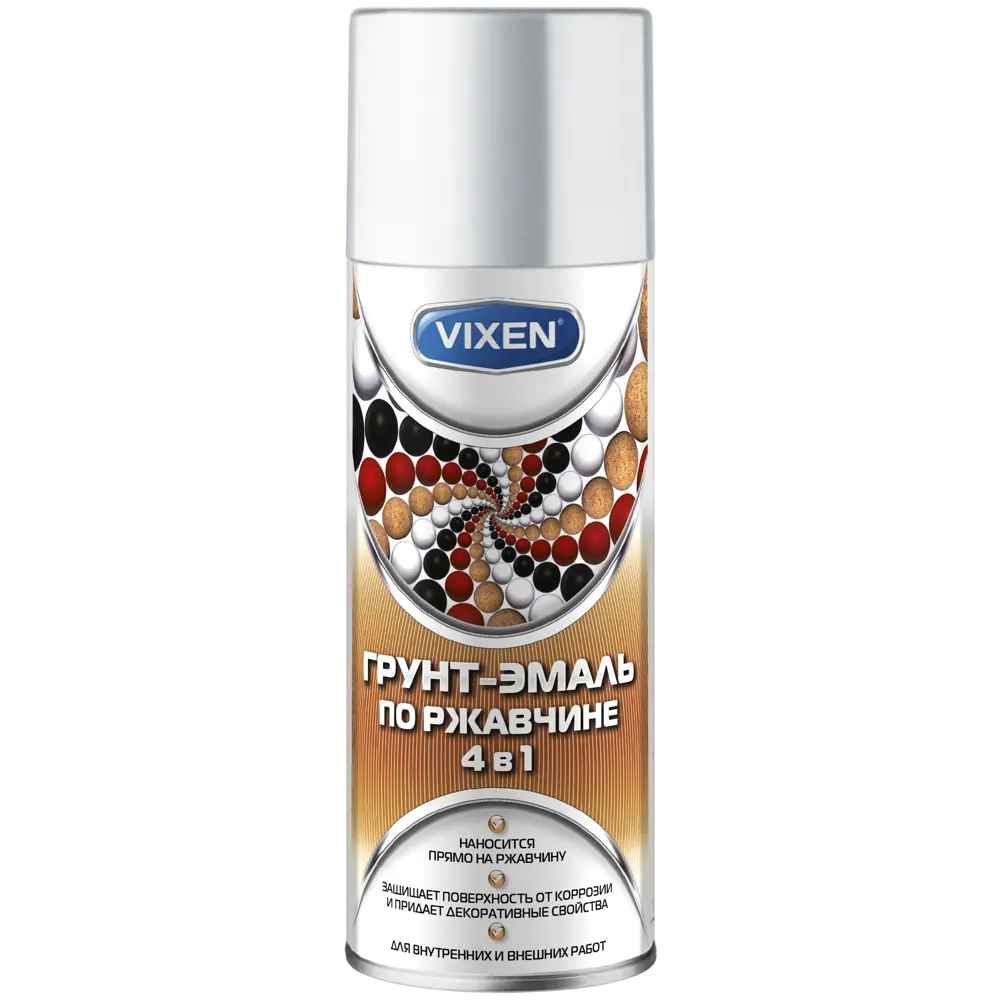 Грунт-эмаль по ржавчине Vixen-9003, 520 мл 18820891 STLM-2077897  - Вид №1