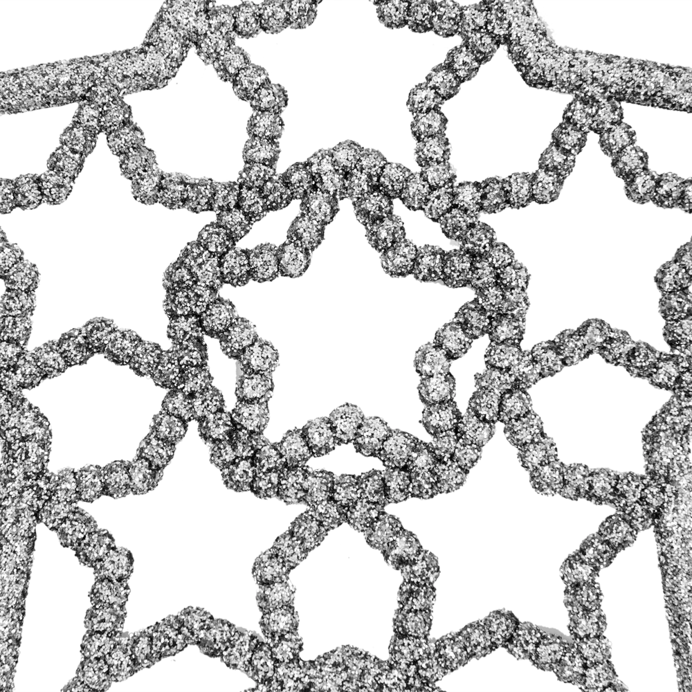 85156517 Елочная игрушка «Звезда» 13 см глиттер серебряный STLM-0955821 Santreyd  - Вид №2