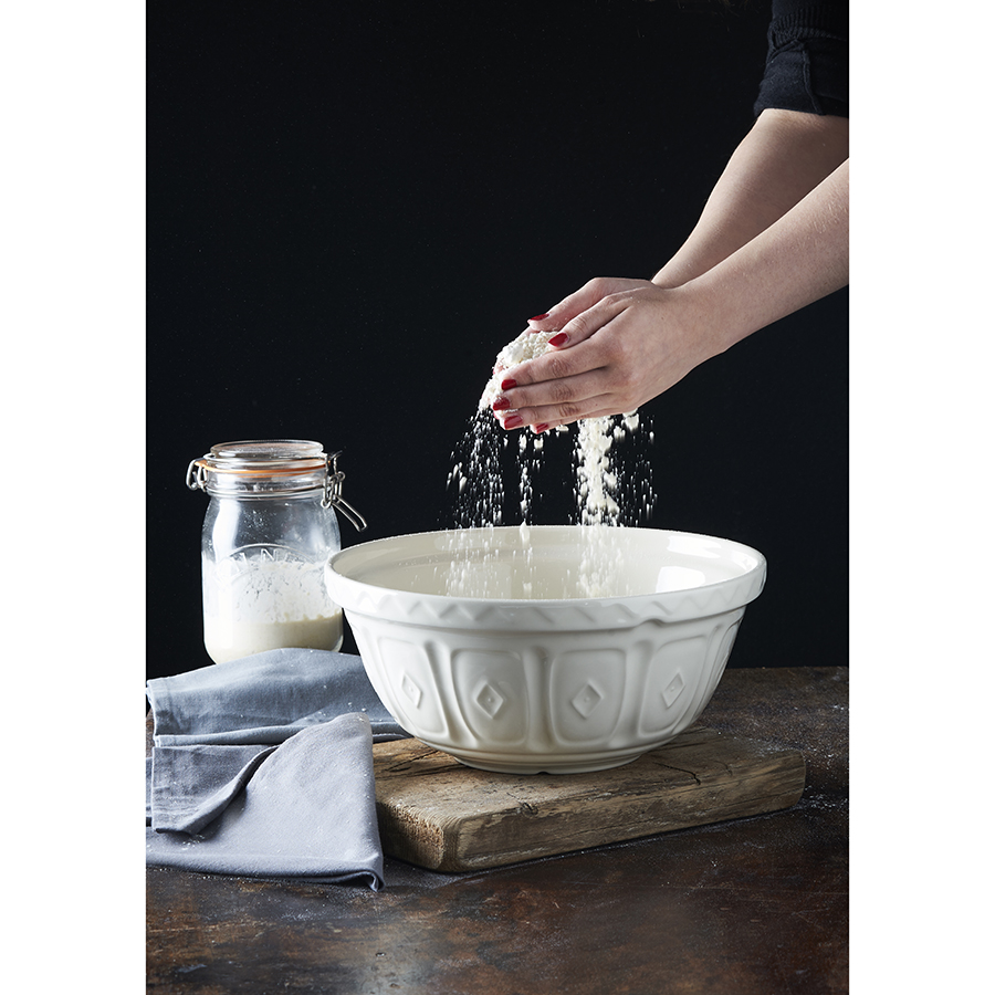 2001.954 Миска для смешивания colour mix, D24 см, 2 л, кремовая Mason Cash  - Вид №1