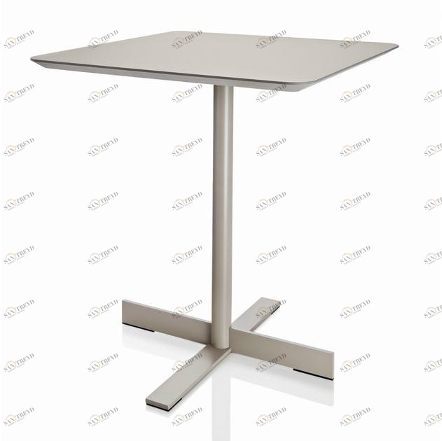 ALMA DESIGN Квадратный стальной стол с основанием 4 звезды People sun-id-1435417