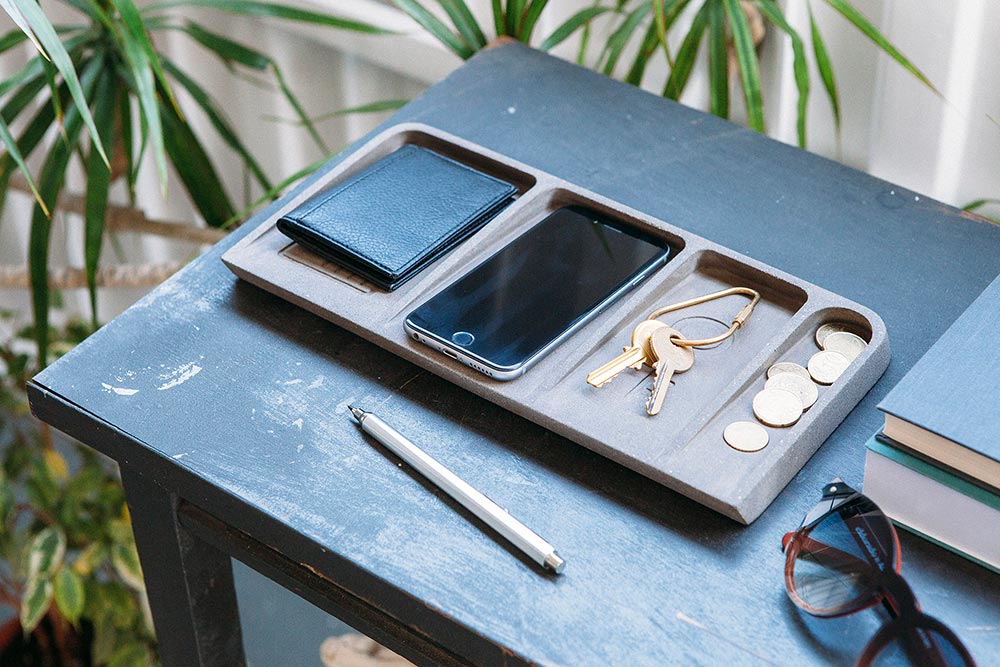 DYVIDEPBK Органайзер для рабочего стола le videpoche чёрный Doiy  - Вид №5