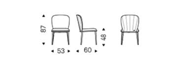 Кожаный мягкий стул Cattelan italia CHRISHELL ML ARCH-00067015 - Вид №3