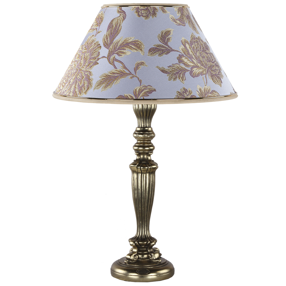 32116,34051 Настольная лампа Богемия Бронза Маргарита Лаванда BOGACHO 4627138247884, 4627138151655