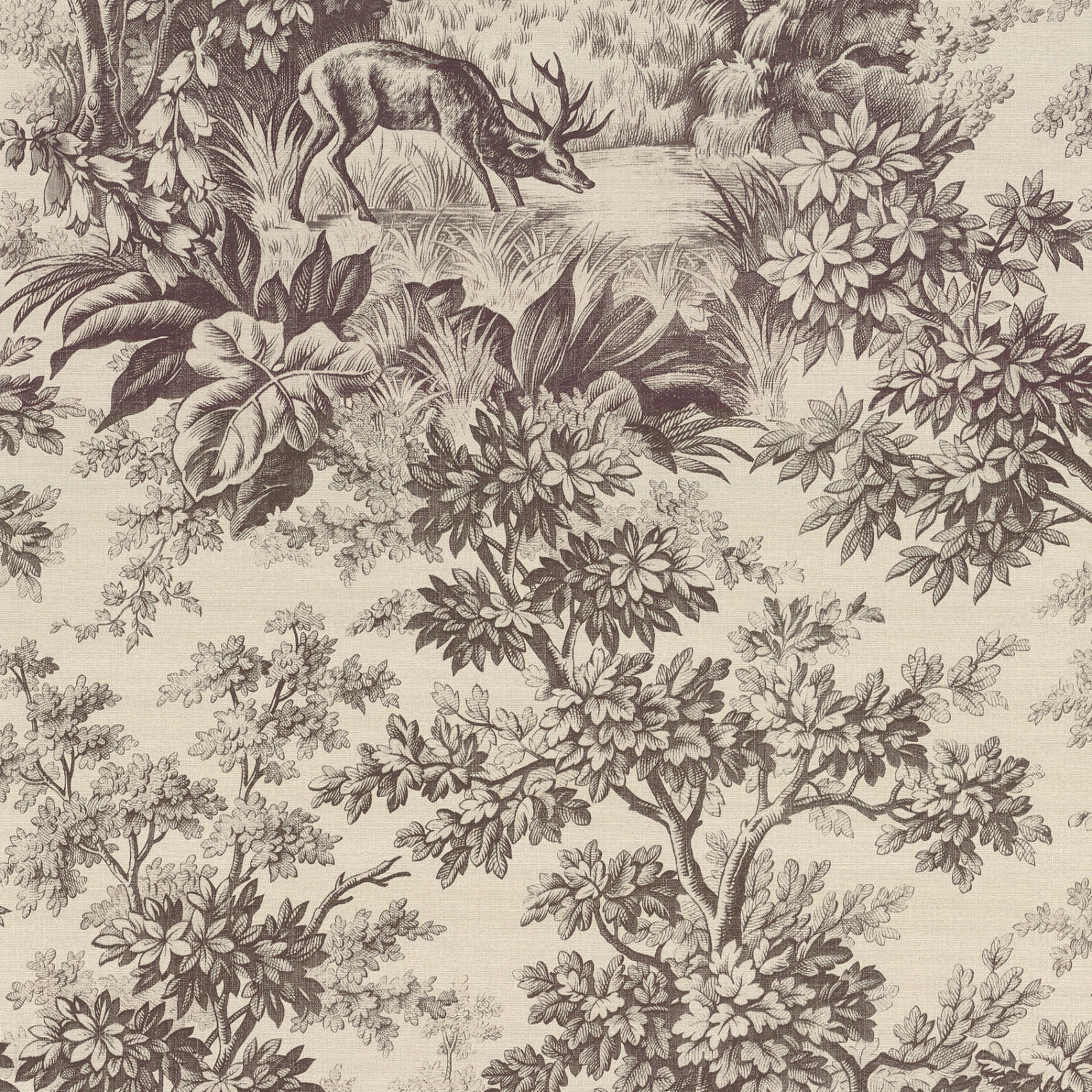 Traditional bathrooms Motivtapete Stag Toile Little Greene Stag Toile - Little Greene  - Вид №2