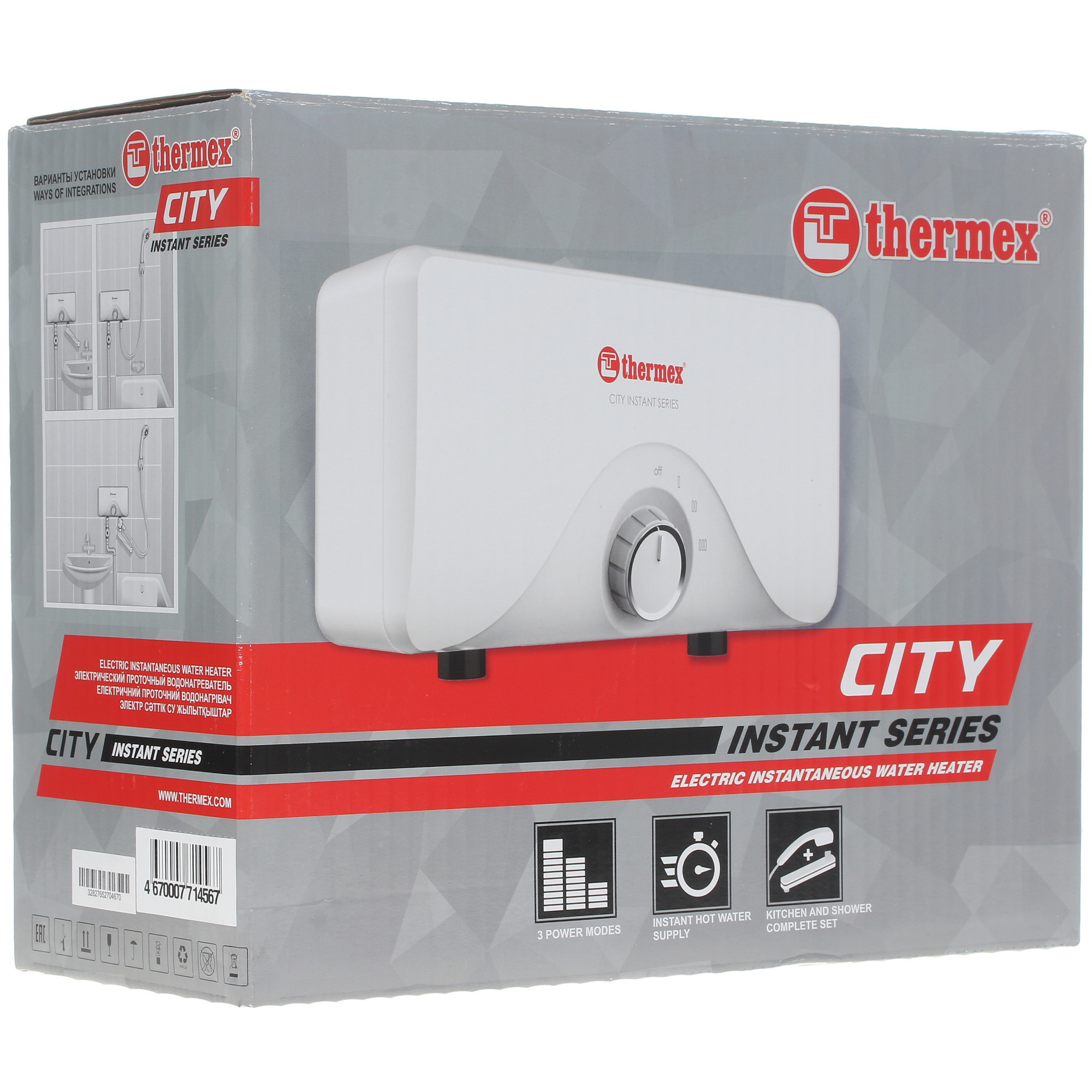 1233668 Водонагреватель электрический Thermex City 5500 STDN-0093019 - Вид №6