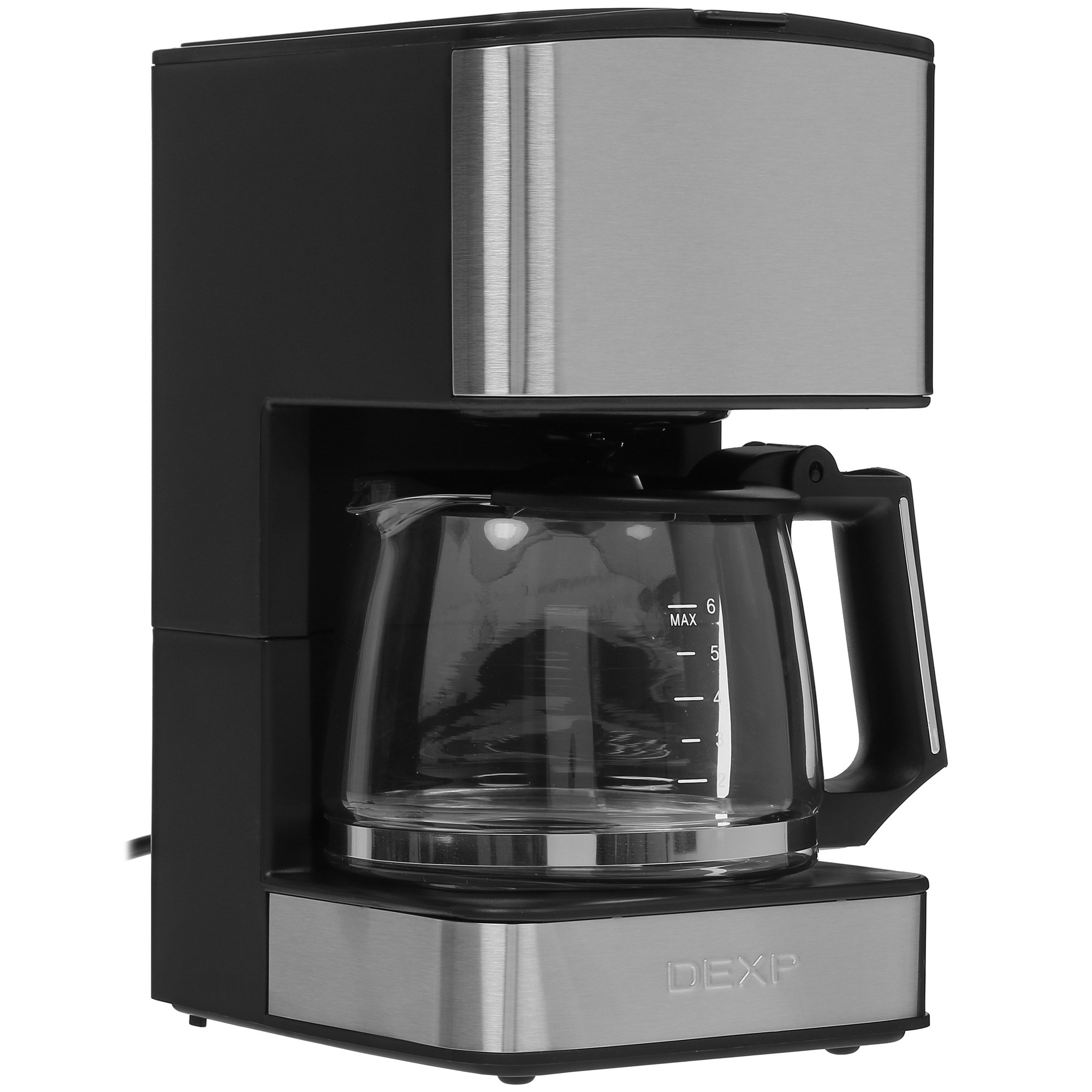 5050249 Кофеварка капельная DEXP DCM-0800A серебристый STDN-0018624
