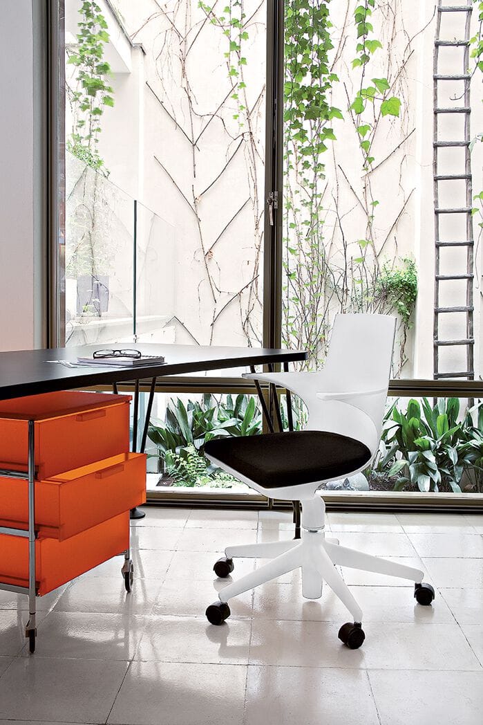 Регулируемое по высоте офисное кресло из полипропилена Kartell SPOON ARCH-00093944 - Вид №1