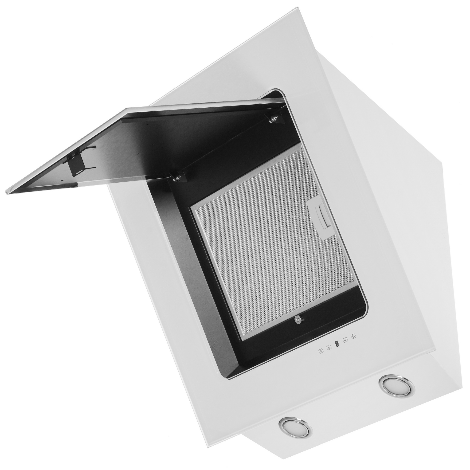 1095431 Вытяжка наклонная ELIKOR Оникс 60П-1000-Е4Д белый/белый STDN-0066331 - Вид №2