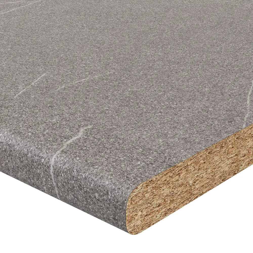 Столешница KONSENSA Гранит серый 80x120x2.5 см ДСП цвет серый 89452030 STLM-2140170 ДСП Постформинг - Вид №2