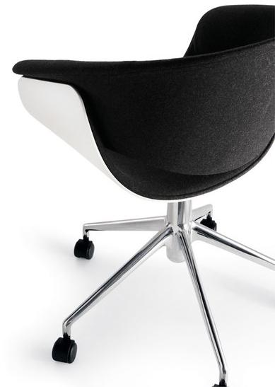 B&B Italia Project 5-спицевый тканевый стул на колесиках Sina sun-id-1363513 - Вид №2