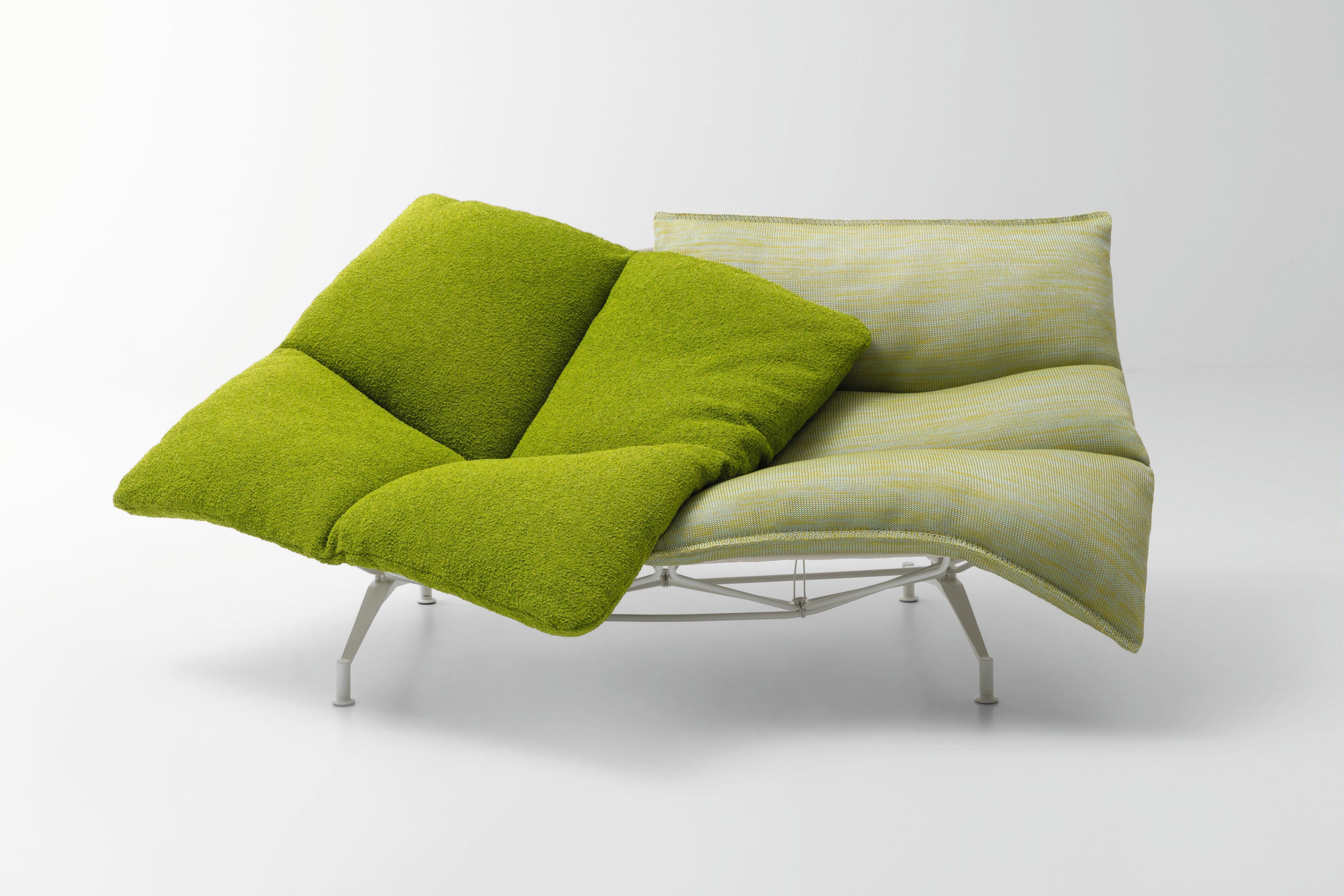 2-местный садовый диван из нержавеющей стали и ткани Paola Lenti Alma ARCH-00152141 - Вид №1