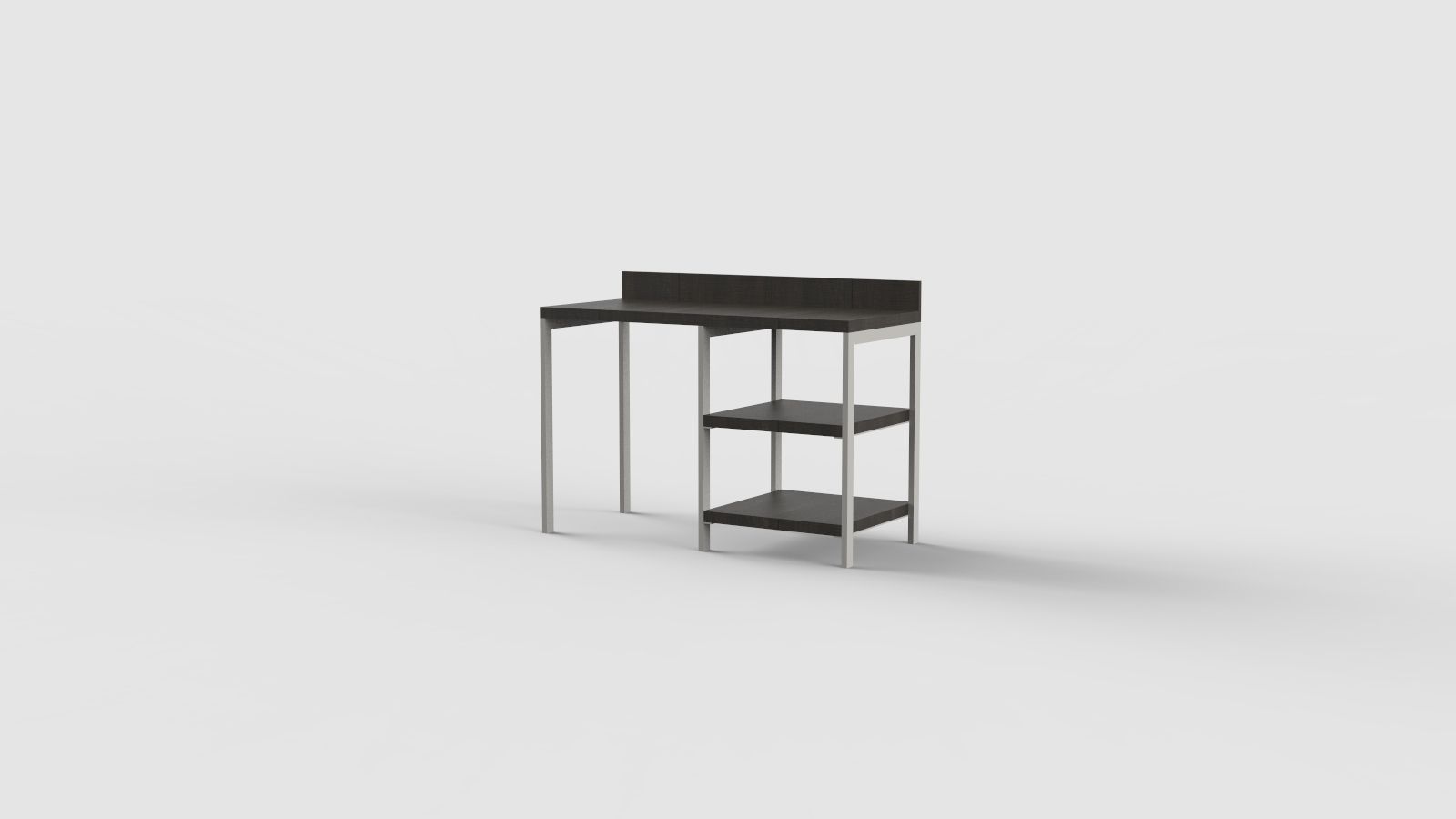 Прямоугольный стол с полками для контракта Mobilspazio ARCH-00076414 - Вид №51