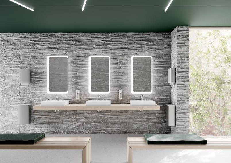 900.06.003XA Дезинфицирующее средство или дозатор мыла HEWI System 900 - Вид №2