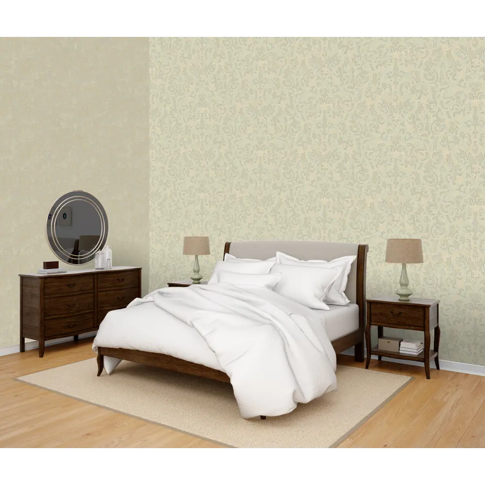 Обои флизелиновые Startdeco Бартоломео зелёные 1.06 м 888633 STLM-2192051 - Вид №3